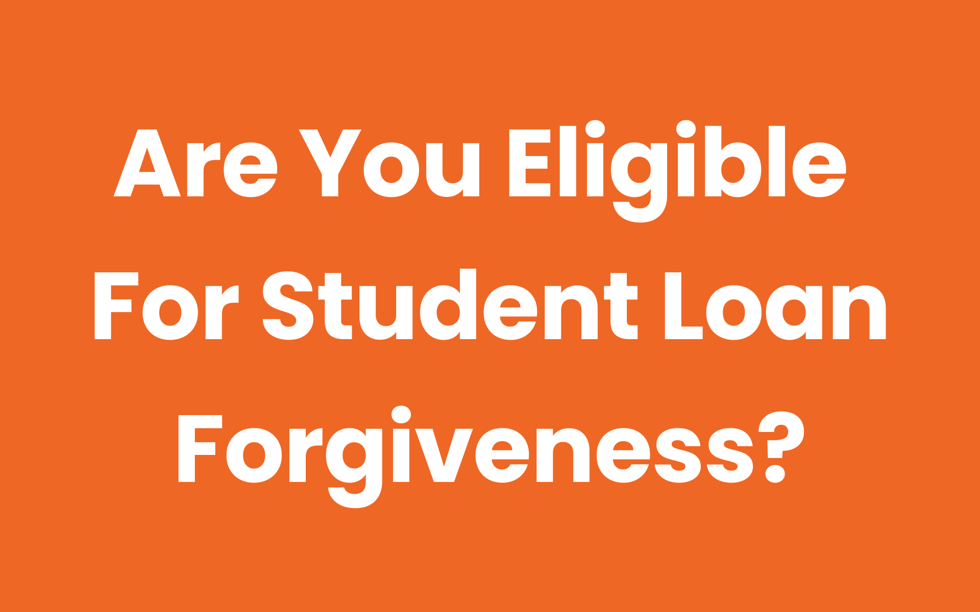 Biden student loan forgiveness program
